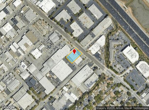  1662 Industrial Rd, San Carlos, CA Parcel Map