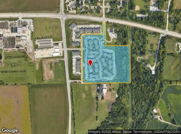 10215 Cape Cod Lndg, Bellevue, NE Parcel Map