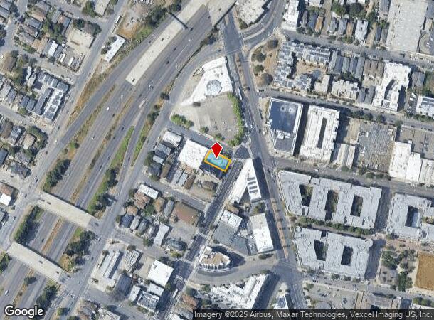651 Thomas L Berkley Way, Oakland, CA Parcel Map