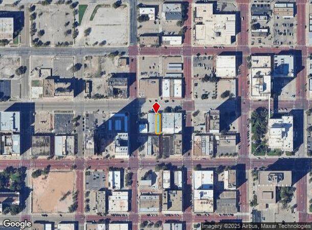  1111 Main St, Lubbock, TX Parcel Map