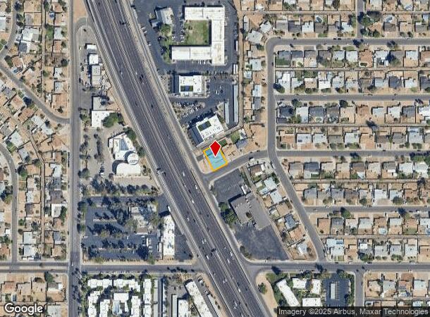  2614 W Freeway Ln, Phoenix, AZ Parcel Map