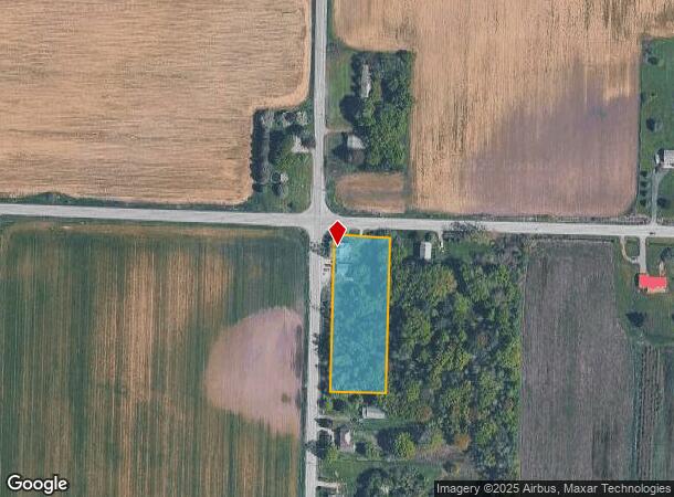 1253 Milestrip Rd, North Collins, NY Parcel Map