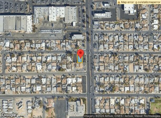  1845 Civic Center Dr, North Las Vegas, NV Parcel Map