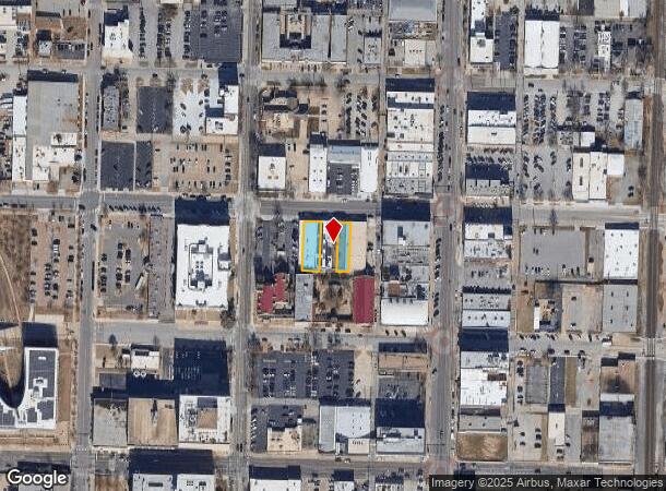  124 Nw 8Th St, Oklahoma City, OK Parcel Map