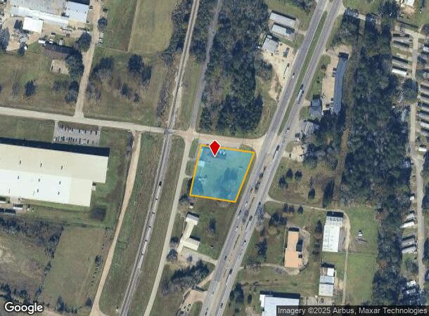  100 E Borden St, Diboll, TX Parcel Map