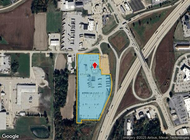 1701 W Evergreen Ave, Effingham, IL Parcel Map