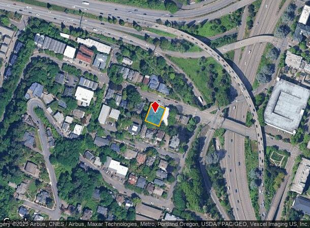  1436 Sw Montgomery St, Portland, OR Parcel Map