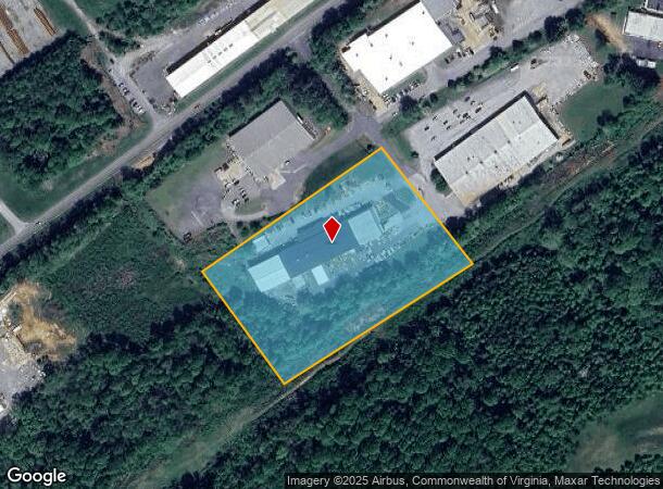 15016 Industrial Park Rd, Bristol, VA Parcel Map