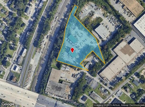 1400 Benson Ct, Halethorpe, MD Parcel Map