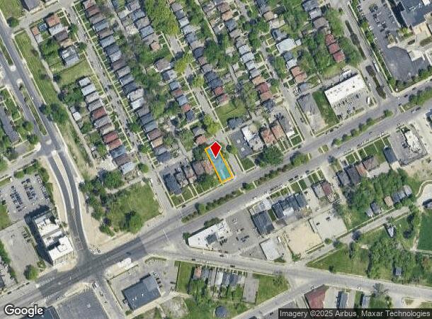  2641 W Grand Blvd, Detroit, MI Parcel Map