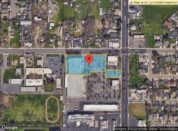  1621 Lander Ave, Turlock, CA Parcel Map