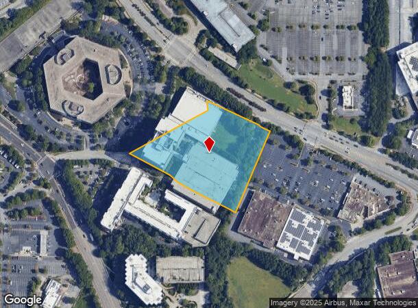  1155 Perimeter Ctr, Atlanta, GA Parcel Map