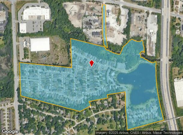  165 S Opdyke Rd, Auburn Hills, MI Parcel Map