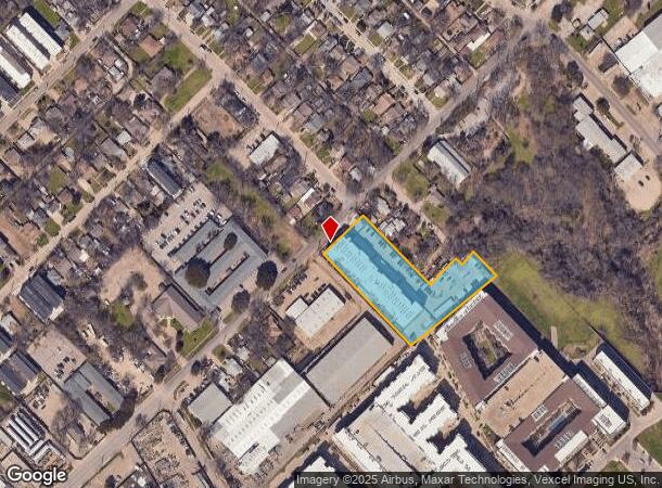  2232 Empire Central, Dallas, TX Parcel Map