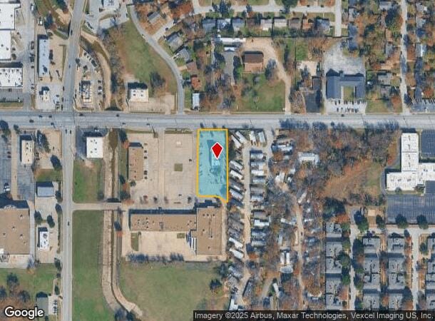  1101 W Pipeline Rd, Hurst, TX Parcel Map