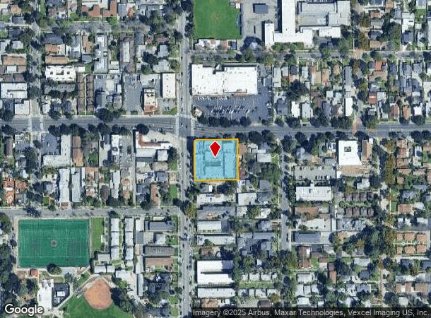 656 N Los Robles Ave, Pasadena, CA Parcel Map
