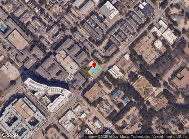  2817 Live Oak St, Dallas, TX Parcel Map