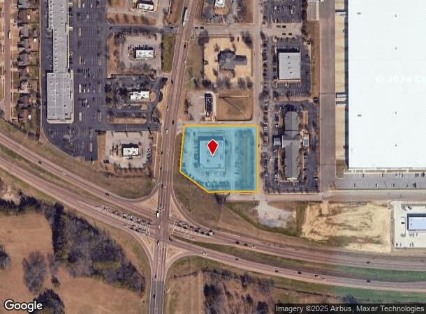  7030 Hacks Cross Rd, Olive Branch, MS Parcel Map