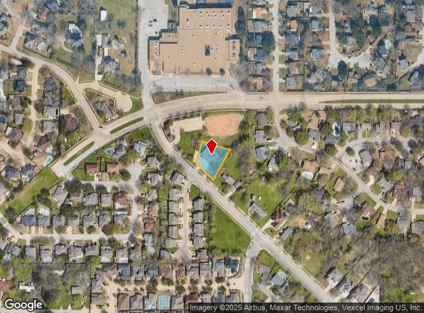  6409 W Poly Webb Rd, Arlington, TX Parcel Map
