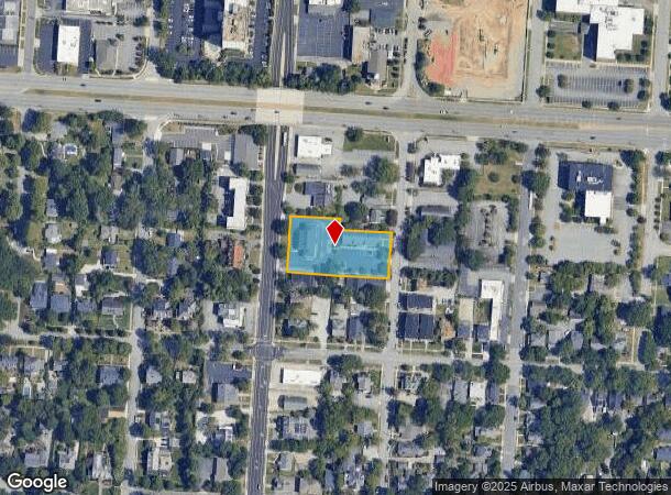  1010 N Elm St, Greensboro, NC Parcel Map