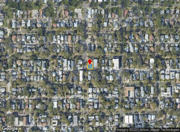  1233 Oak St Ne, Saint Petersburg, FL Parcel Map