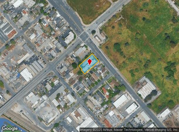 871 Coleman Ave, San Jose, CA Parcel Map