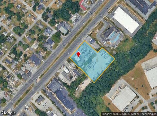 154 S Dupont Hwy, New Castle, DE Parcel Map