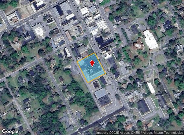 206 Broad St, Bennettsville, SC Parcel Map