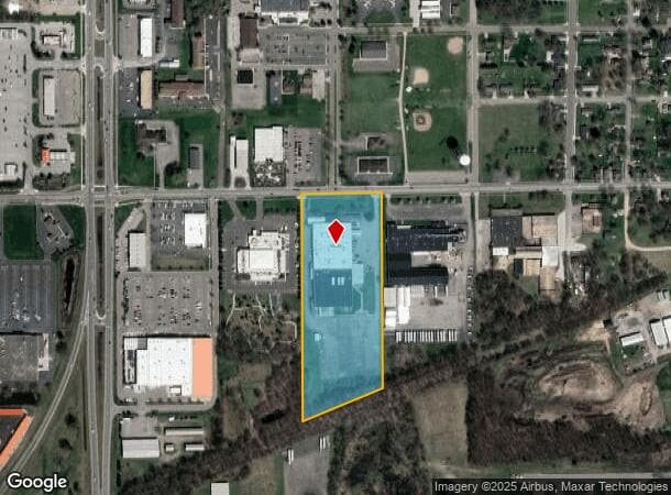 1100 W Broadway St, Three Rivers, MI Parcel Map