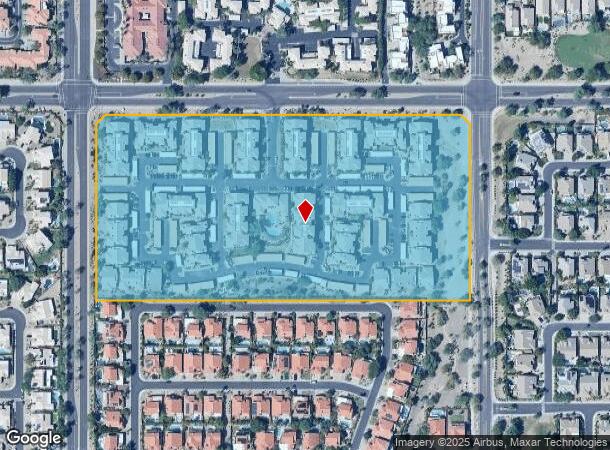 9595 E Thunderbird Rd, Scottsdale, AZ Parcel Map