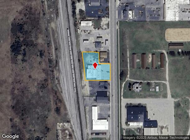  1345 N Mitchell St, Cadillac, MI Parcel Map