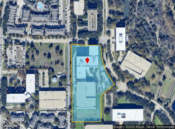  1254 Enclave Pkwy, Houston, TX Parcel Map