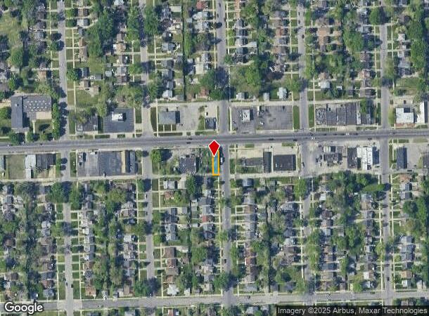  12642 E 7 Mile Rd, Detroit, MI Parcel Map