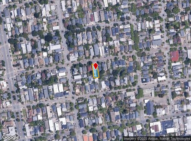  1618 Fairview St, Berkeley, CA Parcel Map
