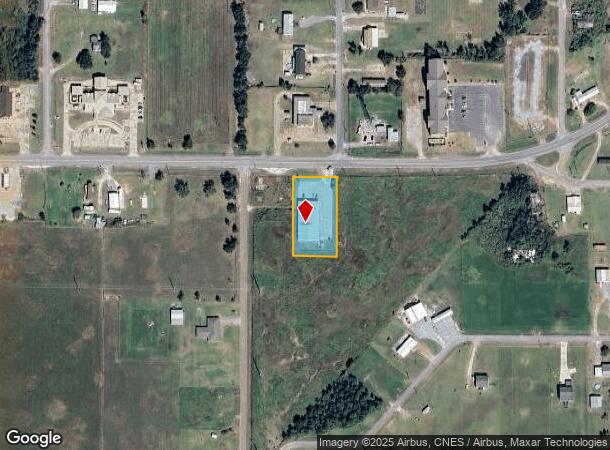 805 Main St, Hackberry, LA Parcel Map