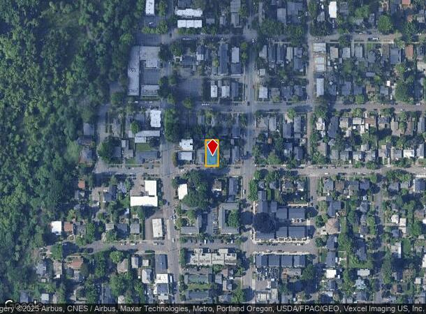1627 Se Reedway St, Portland, OR Parcel Map