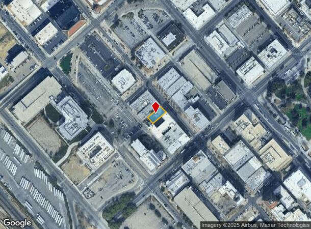  1239 Fulton St, Fresno, CA Parcel Map