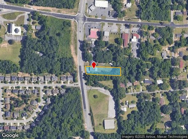 6821 Factory Shoals Rd, Austell, GA Parcel Map