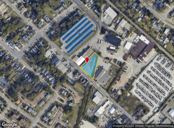  657 E Seventh St, Lexington, KY Parcel Map