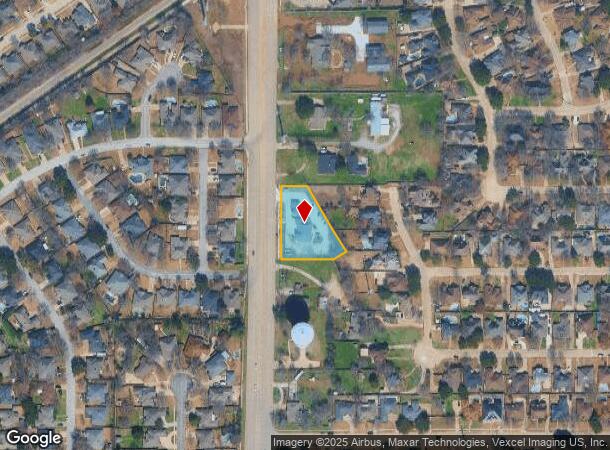  7040 Precinct Line Rd, Hurst, TX Parcel Map