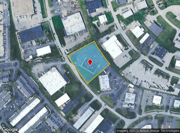 2421 Production Dr, Indianapolis, IN Parcel Map