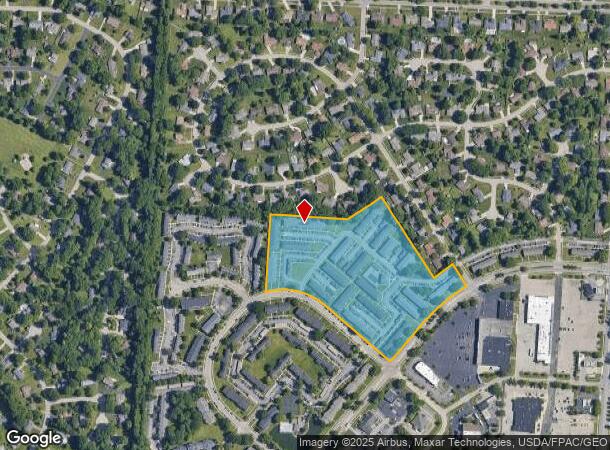  2095 Valley Greene Dr, Dayton, OH Parcel Map