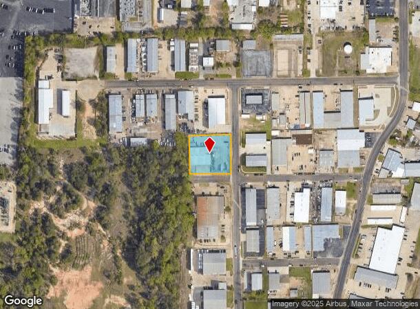 2107 Broussard St, Tyler, TX Parcel Map