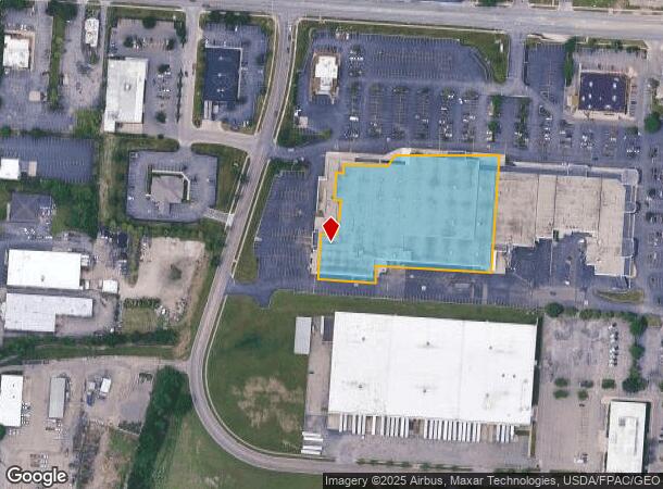 1817 Woodman Center Dr, Dayton, OH Parcel Map