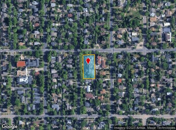 890 11Th St, Boulder, CO Parcel Map