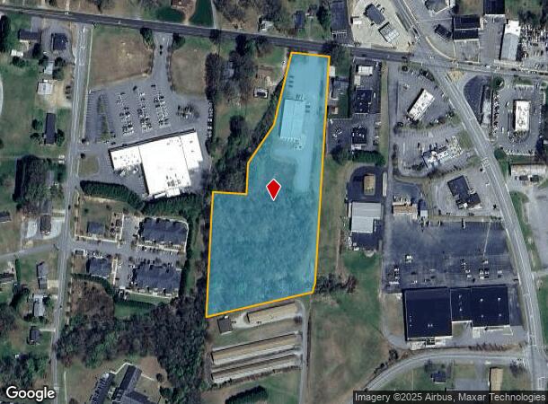  705 W Main Ave, Taylorsville, NC Parcel Map