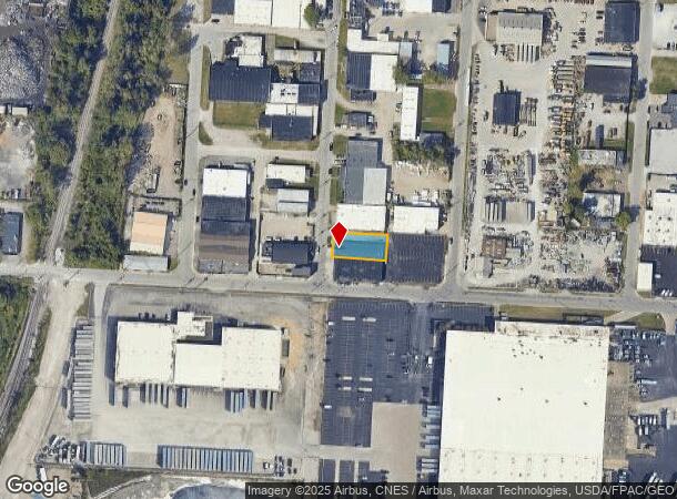 876 N 20Th St, Columbus, OH Parcel Map