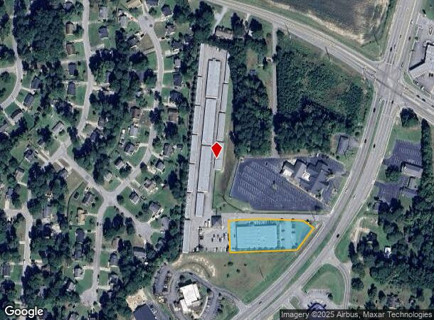  1108 N Winstead Ave, Rocky Mount, NC Parcel Map