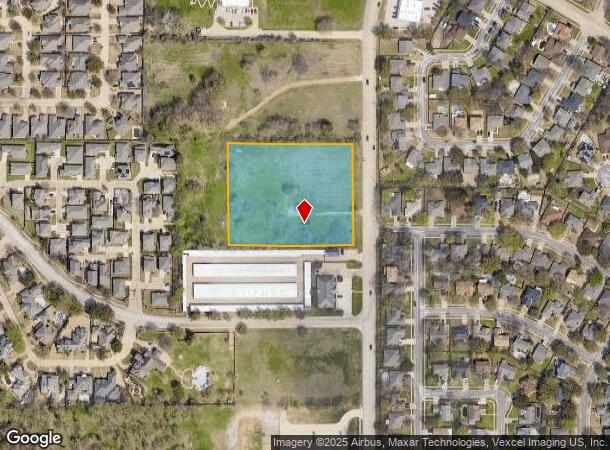  1109 N Little School Rd, Arlington, TX Parcel Map