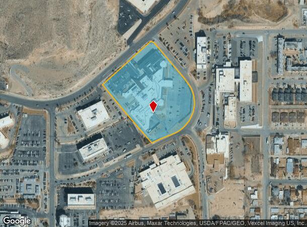 1755 Curie Dr, El Paso, TX Parcel Map